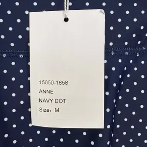 Smith & Quinn Anne Skort Wide Waistband Stretch Navy Blue Polka Dot Size Medium thumbnail 8