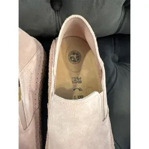 Birkenstock Callan Womens Slip On Shoes Pink Suede leather Size 38/7 thumbnail 3