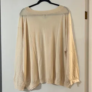 Target Cream Knit Top thumbnail 4