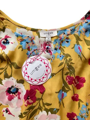 Umgee Floral V‑Neck Blouse NWT – M – Lightweight Polyester thumbnail 8