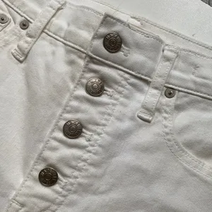 Madewell The Perfect Vintage Crop Jean‎ White Button Fly Raw Hem L3908 Womens 28 thumbnail 14