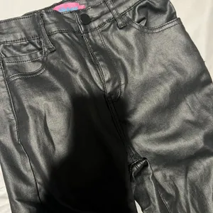 Edikted Luna Faux Leather Flare High Rise Pants Black Size‎ Small thumbnail 11