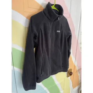 Columbia Benton Springs Fleece Jacket Womens M Black Full Zip Outdoor thumbnail 2
