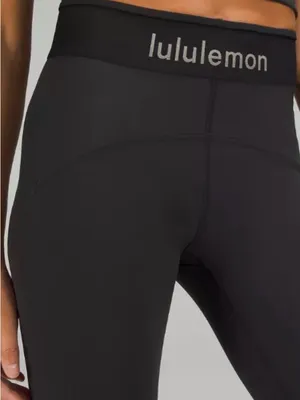 290. Lululemon Logo Waistband Everlux High-Rise Tight 16” sz2 thumbnail 7