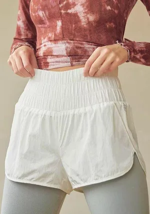 FP Movement by Free People The Way Home Shorts in Optic White Size M NWT thumbnail 4