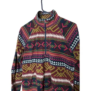 Eddie Bauer Womens L Fleece Pullover Quarter Zip Multicolor thumbnail 2