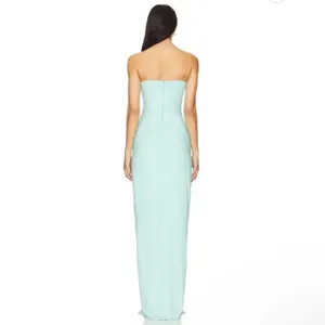 Deme By Gabriella X Revolve Pearl Gown Long Dress Size S flaw thumbnail 3
