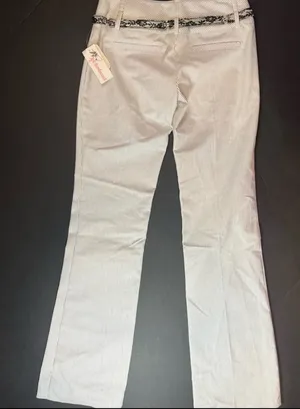 Vintage Business Pants White Size XXS thumbnail 5