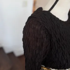 Vintage 70s Black & Metallic Gold Brocade Maxi Dress Matching Jacket Set thumbnail 3