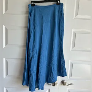 Veronica Beard‎ Autumn Asymmetrical Hem Skirt in French Blue NWT 8 thumbnail 5