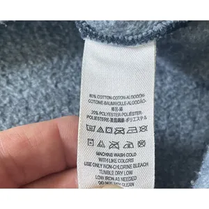 Free People Women’s Indigo Western Long Sleeve Cotton Pullover Top Size SP thumbnail 4