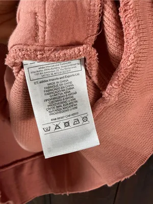 adidas Women’s Oversized Short-Sleeve Waffle Jacket in Dusty Pink thumbnail 10