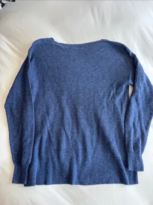 Ladies American Eagle Outfitters Dark Blue Crewneck Sweater thumbnail 5