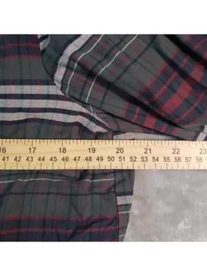 Madewell Plaid V-Neck Button Front Long Sleeve Cotton Blouse Size L thumbnail 5