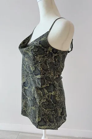 AllSaints Hadley Tamora Camisole in Khaki Green Size 4 thumbnail 2