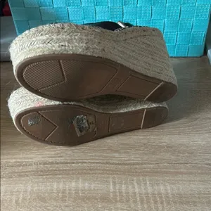 Marc Fisher Black Espadrille Shoes thumbnail 5