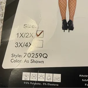 NEW Music Legs Bad Habit Nun Plus Size Halloween Costume Size 1X/2X thumbnail 6