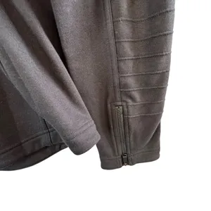 Athleta Moto Style Zip Front Jacket‎ Quilted Black Athletic Casual Wear M Grunge thumbnail 8
