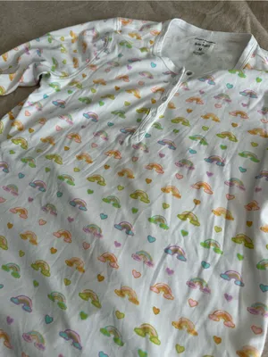 Stoney Clover X Roller Rabbit Pajamas M Cotton Candy Clouds Top thumbnail 4