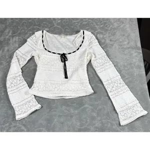 VTG Thirty Thirty Womens Y2K Lace Babydoll Top Small Coquette Romantic Ballet thumbnail 5