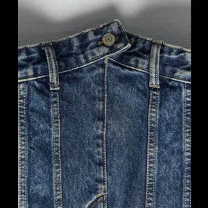 Zara Nwt Denim Trf Dress thumbnail 11