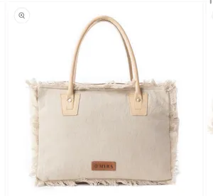 MYRABAGS Saint Tropez Tote Bag-Sand thumbnail 3