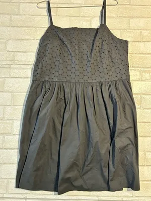 GAP Black Smocked Casual Vacation Dress Size XL thumbnail 1