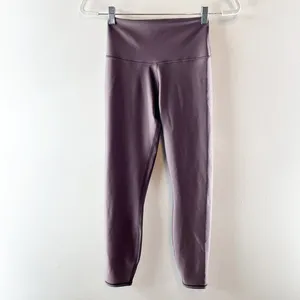 Alo 7/8 Airlift High Waist Leggings Raisinette Purple Small thumbnail 4