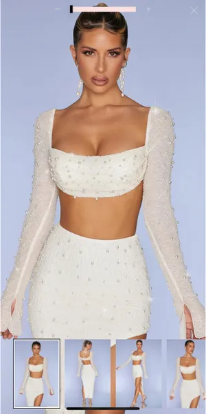 Oh Polly Pearl Set Two-Piece thumbnail 2