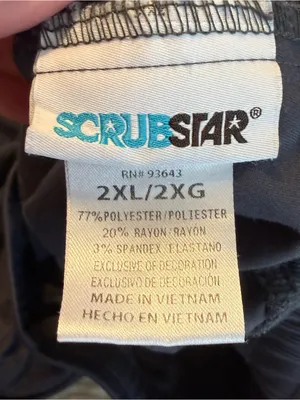 ScrubStar Cargo Scrub Pants Women’s Size 2XL Pewter Nursing Vet thumbnail 4