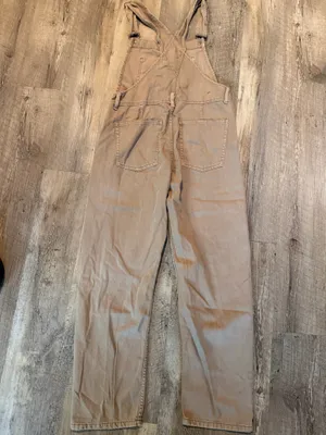 Free People Women's Ziggy Brown Overalls with Bib Pocket thumbnail 6