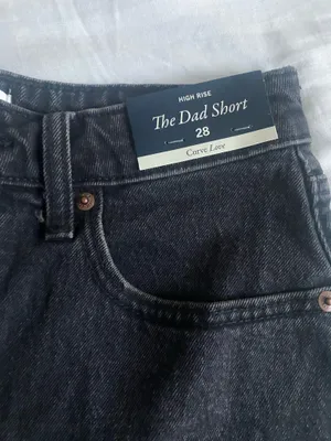 Abercrombie High-Rise Dad Shorts Curve Love thumbnail 3