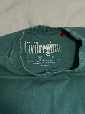 Civil Regime Teal T-Shirt thumbnail 4