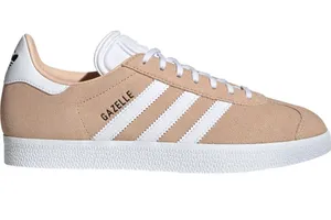 adidas Gazelle Suede Sneaker in Beige and White thumbnail 1