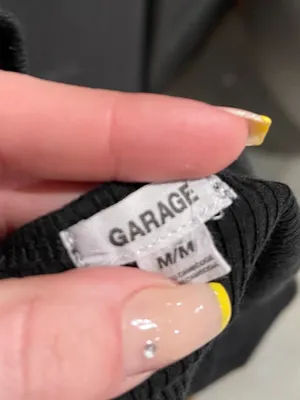 Garage Black Crop Top thumbnail 4