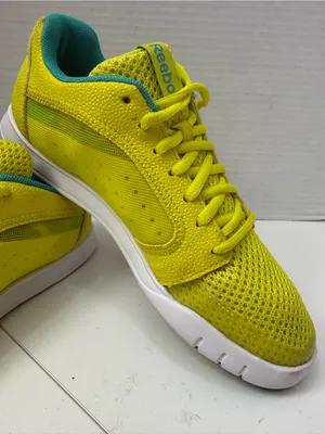 Reebok Dance Ur Lead Yellow Mesh Training Sneakers size 6.5 thumbnail 11