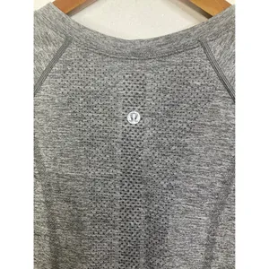 Lululemon Swiftly Tech Short Sleeve 2.0 Grey Heathered Running Shirt Size 8 thumbnail 3