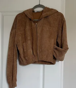 HYFVE Tan Corduroy Bomber Jacket thumbnail 1