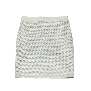 Roxy Women's Beige Crochet-Style Mini Skirt Size S Summer Casual thumbnail 6