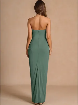 Azazie Anais Eucalyptus Maxi Dress thumbnail 6