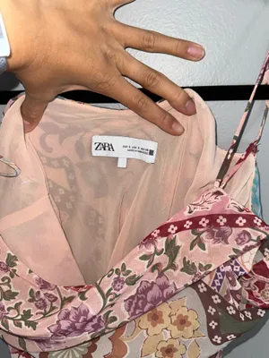 ZARA Patchwork Dress thumbnail 5