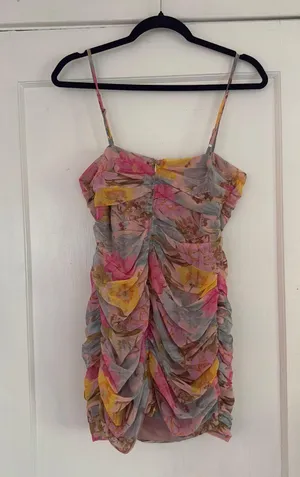 Olivaceous Eyelet Dress thumbnail 6