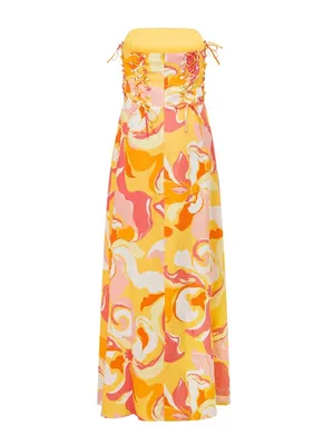 Zaco Saboskirt Kahlo Dress in Calista Sunset thumbnail 3