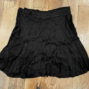 Free People Black Star Pattern Ruffle Layered Mini Skirt thumbnail 1