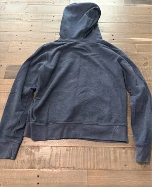 Aeropostale Women’s Small Navy AERO Floral Appliqué Pullover Hoodie thumbnail 5