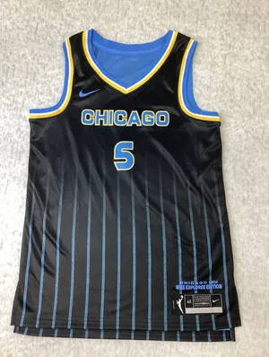 Nike Angel Reese Chicago Sky Explorer Edition WNBA Jersey Black DC9567-016 Small thumbnail 1