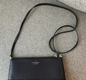 Kate Spade Black Sparkle Crossbody Bag thumbnail 1
