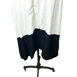 Anthropologie Maeve Colorblocked Contrast Midi Dress White Black‎ Size US XL thumbnail 9