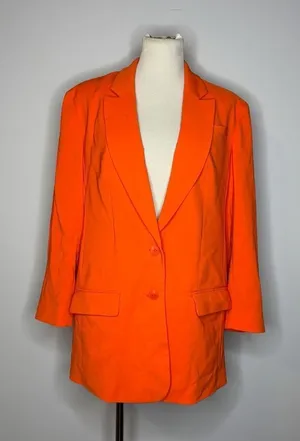 Express- Orange Blazer thumbnail 1