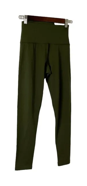 Aerie Offline Hi Rise Short Olive Leggings Size‎ Small thumbnail 1